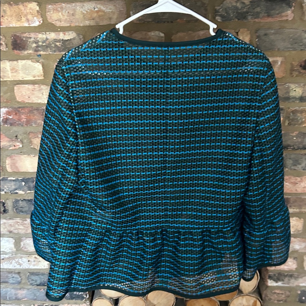 Green And Blue Patterned Jacket - image 2